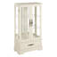 Vitrine lumineuse vitrée avec tablettes réglables en verre 2 portes et 1 tiroir avec ampoule incluse-1570938531