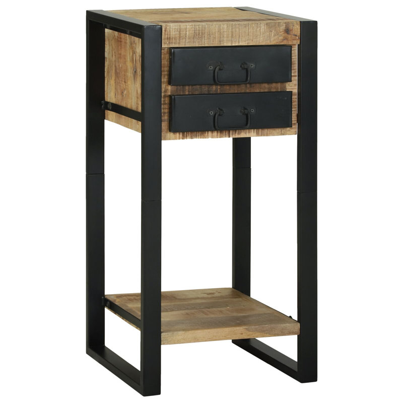 Solid Wood End Table