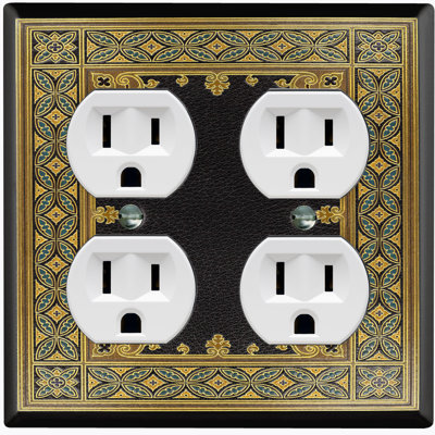 No Subject 2 - Gang Toggle Light Switch Standard Wall Plate