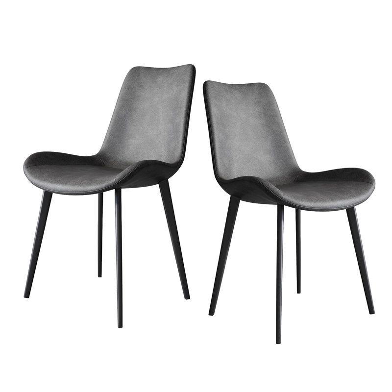 Chaise de salle à manger rembourrée Lovise