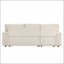 Canapé-lit modulaire Upholstery avec sacs de rangement et 2 porte-gobelets sur les accoudoirs-386627050