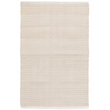 Herringbone Linen/White Handwoven Indoor/Outdoor Rug