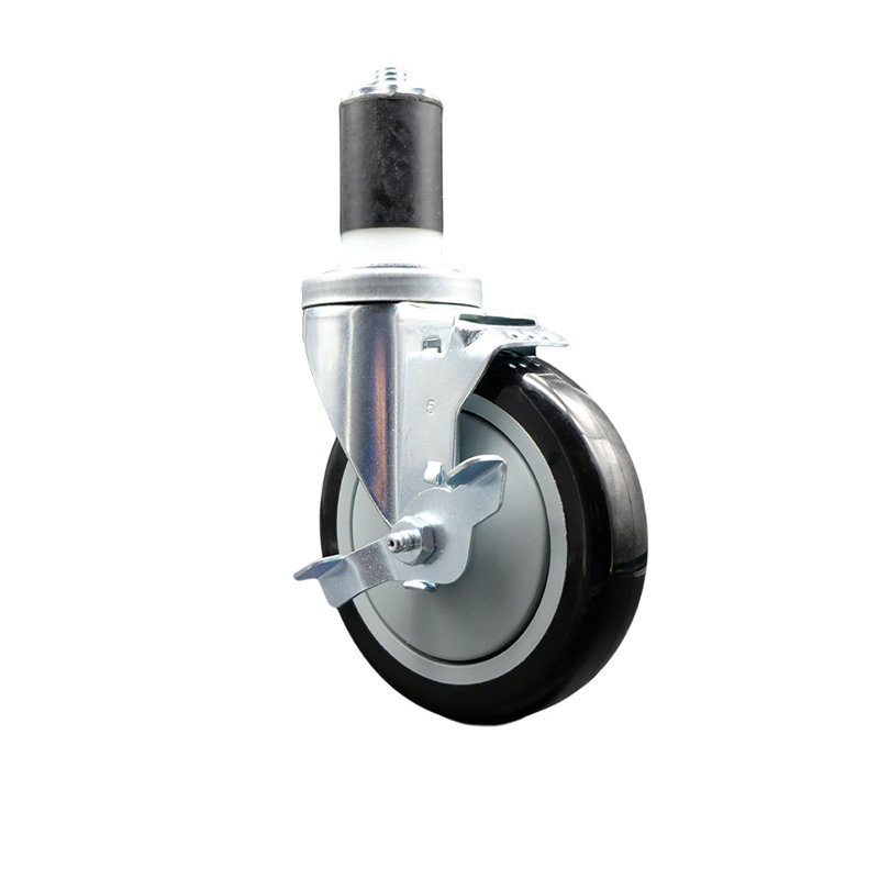 Regency Work Table Locking Caster Replacement, Black