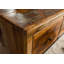 Sixties Solid Wood Coffee Table with Storage