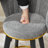 Mid-Century Modern Counter Height Bar Stools Set Of 2, 360° Swivel, Velvet Upholstery, Metal Legs, And Goldy Footrest For Comfortable Seating-590162157