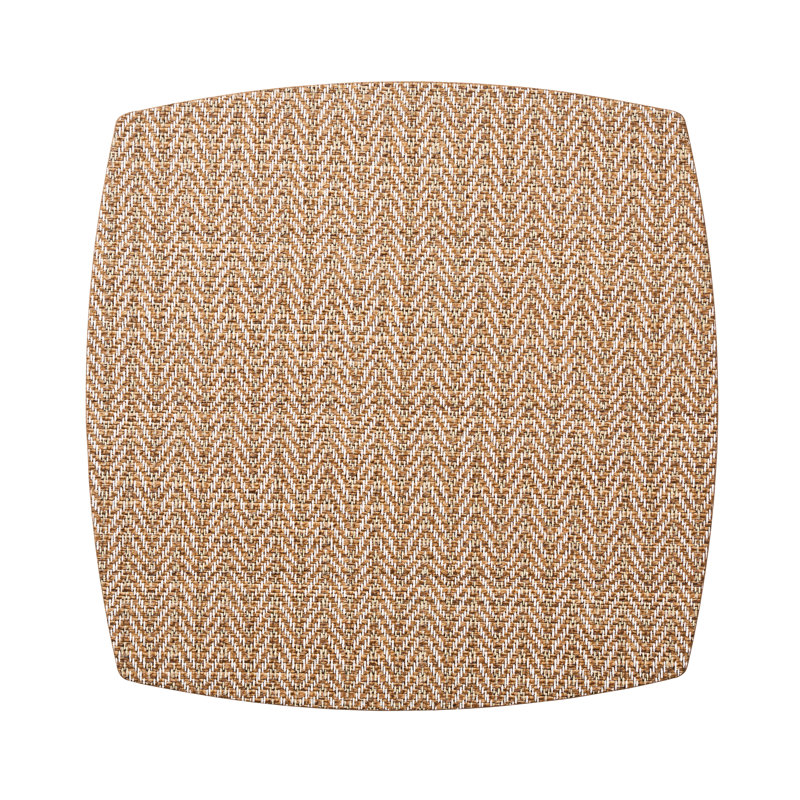 Twill Placemat, Brown/White