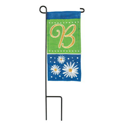 Mini Flag Daisy Monogram 4x8.5