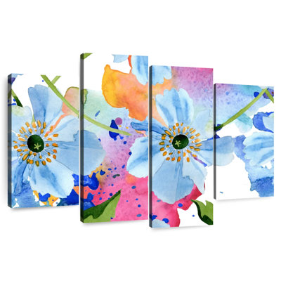 Blue Tropical Flowers