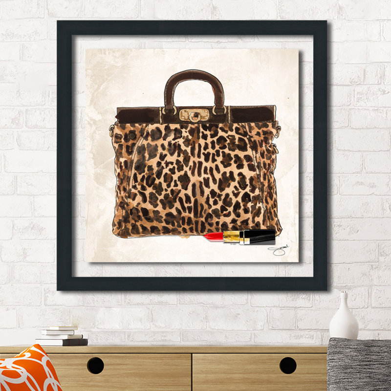 «Wild At Heart», reproduction, H 25,5 po x l 25,5 po x P 1 po, Cadre espresso