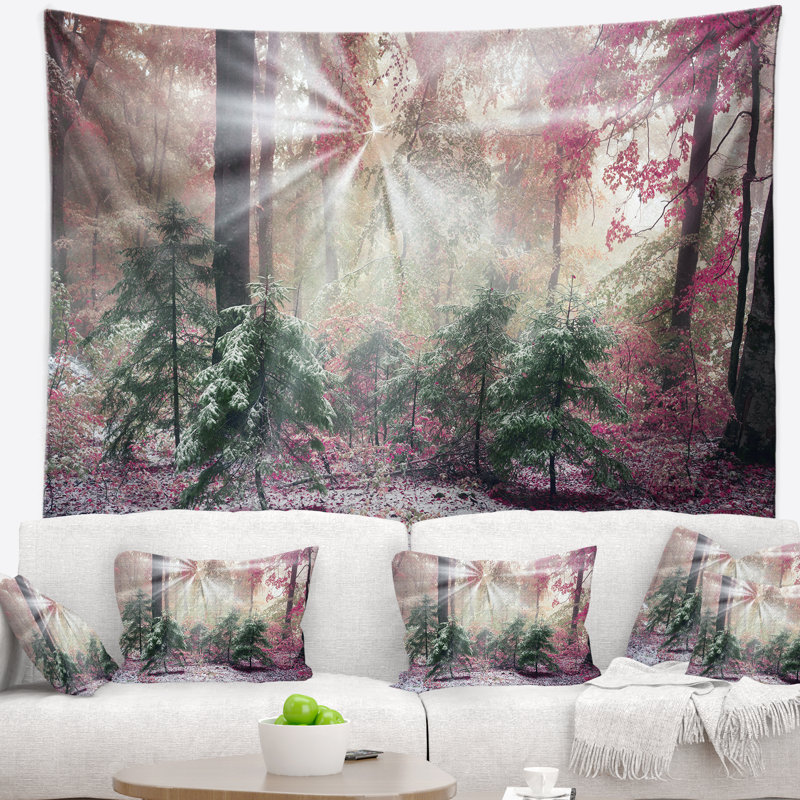 Landscape Polyester Tapestry, 32" H x 39" W