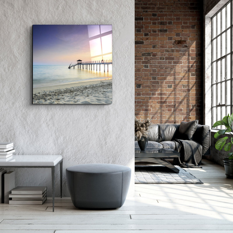 Superbe peinture décorative en verre trempé de 31,5 po x 31,5 po | 100% verre trempé, épaisseur: 0,16 pouce | Imprimé UV pour des couleurs éclatantes et une durabilité | Décoration murale parfaite pour le salon, la chambre à coucher ou le bureau, design élégant et moderne