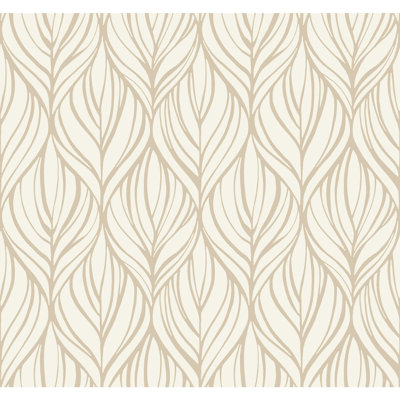 Floral Shimmer Wallpaper Roll by Candice Olson
