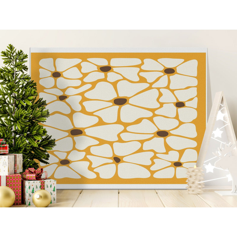 Wrapped Canvas Print Set, 40.64 cm H x 50.8 cm W, Orange/Beige