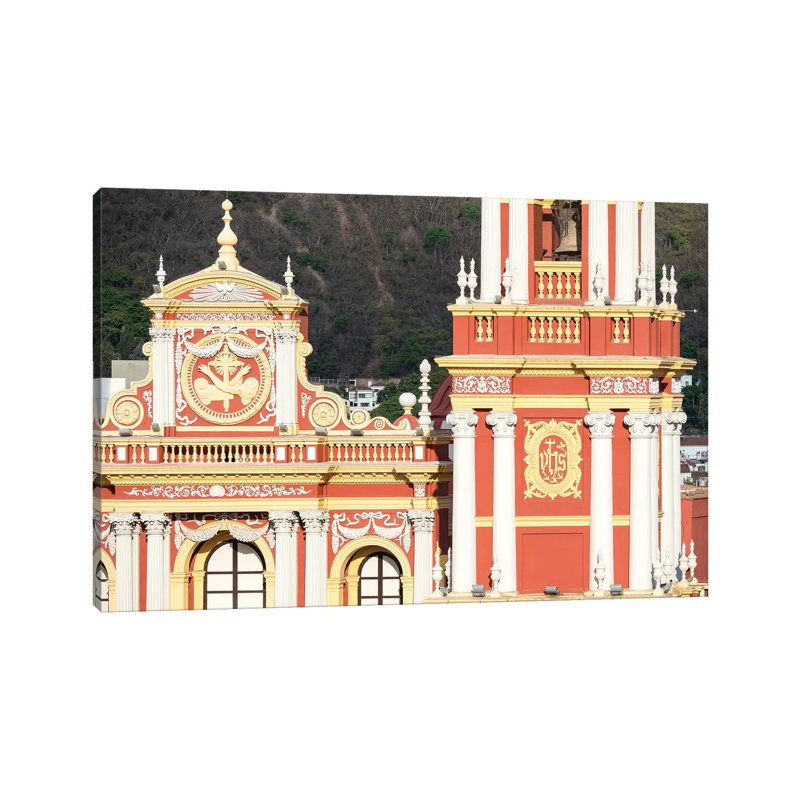 Church San Francisco. Town of Salta, Located in the Foothills of the Andes. Argentina 1 Piece Wrapped Canvas Wall Art