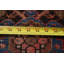 Tapis motif géométrique rétro Heriz Persian noué à la main 8 x 11