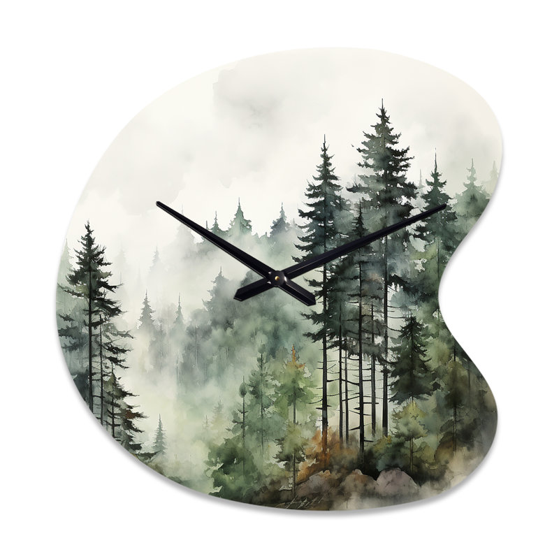 Horloge murale pin pin vert, Petit