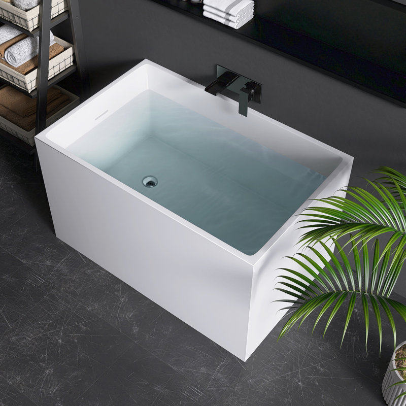 Tidal 43'' Freestanding Tub Acrylic Soaking Bathtub
