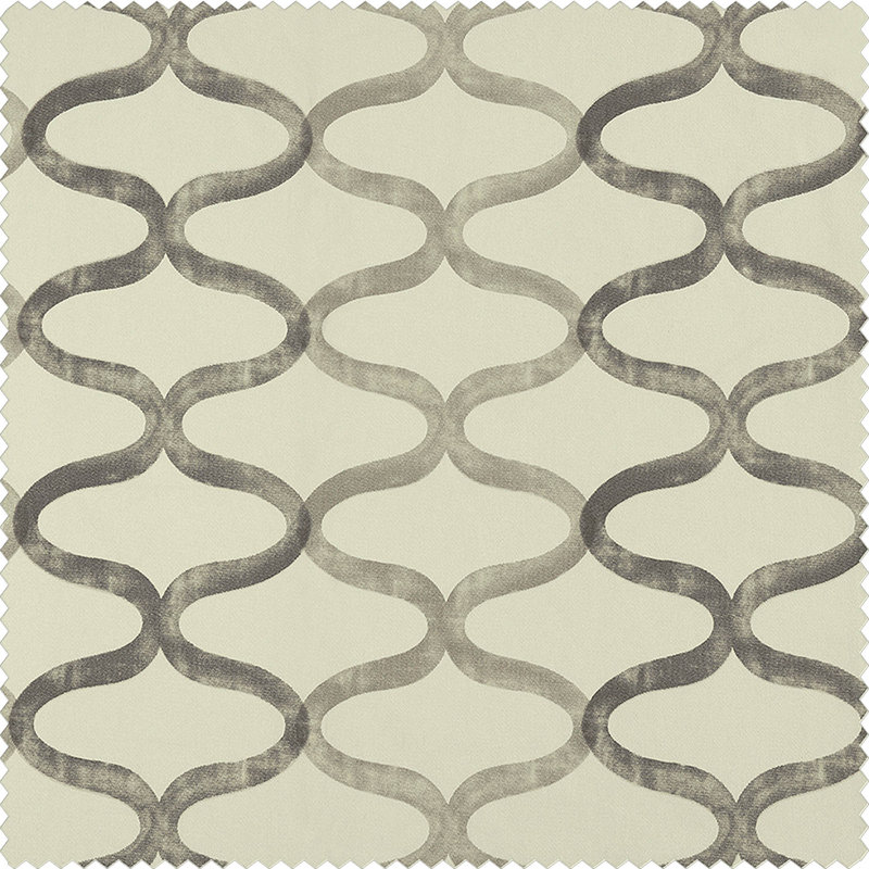Rideau obscurcissant Ajayden, l 50 po x L 120 po, Gris