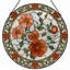 Panneau de vitrail à motif floral-1611826883