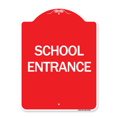 Signmission Designer Series Sign - School Entrance/24451