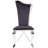 Wolverton Upholstered Side Chair in Black and Silver (Set of 2)