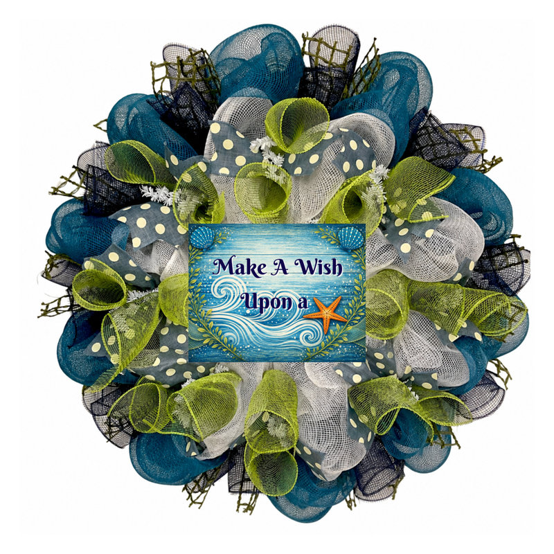 Couronne côtière «Make A Wish On A Starfish»