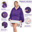 Surdimensionné en sherpa chauffant pour adultes-126305126