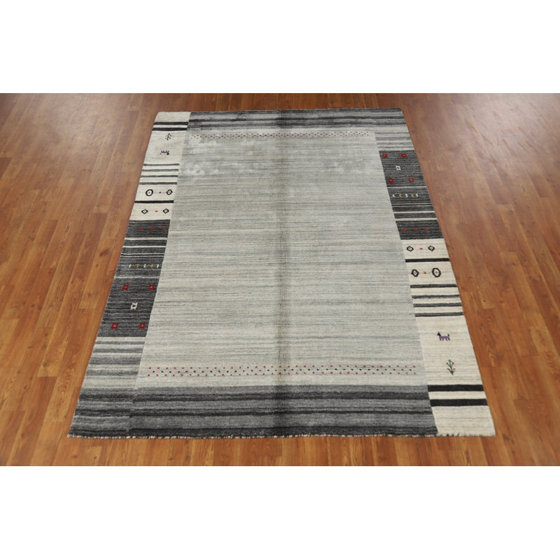 Gabbeh Style Indian Rug 5x7