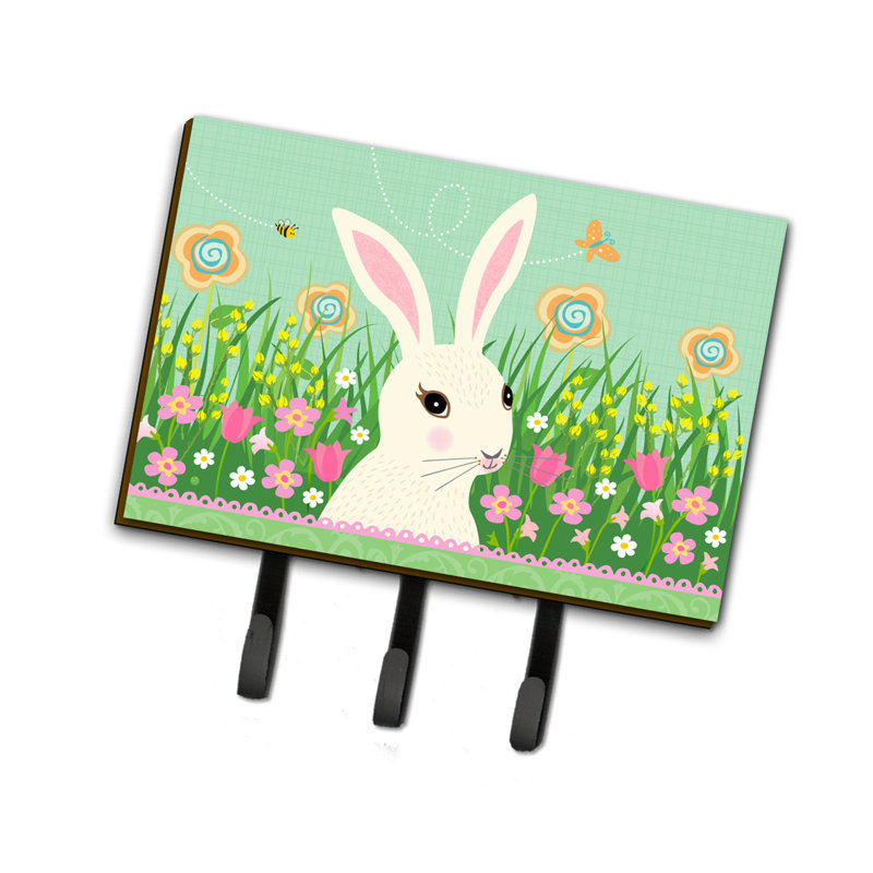 Porte-lapin ou clé de lapin lapin de pâques