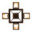 Square Hyde Park 4 Light Pendant