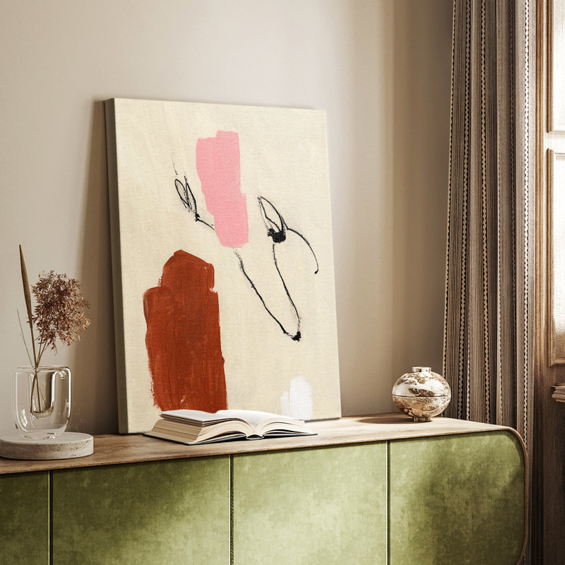 Terra Rosa, abstrait I - galerie sur mesure, Cavas, H 60 po x l 40 po