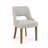 Upholstered Side Dining Chair with Solid Wood Legs-129445056