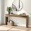 Console de 63 pouces en bois pour le salon de l'entrée