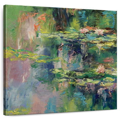 Pond With Water Lilies