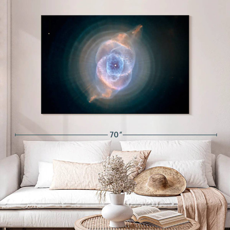 Oberle Cat's Eye Nebula, 34" H x 51" W
