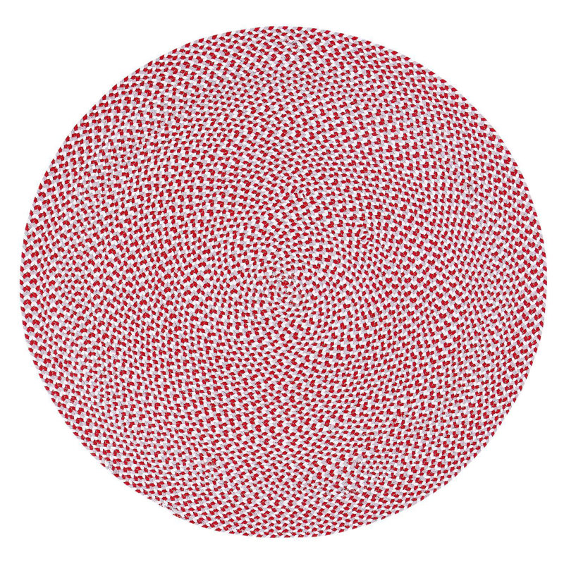 Tapis tressé à la main Tappen, Rond 6 pi