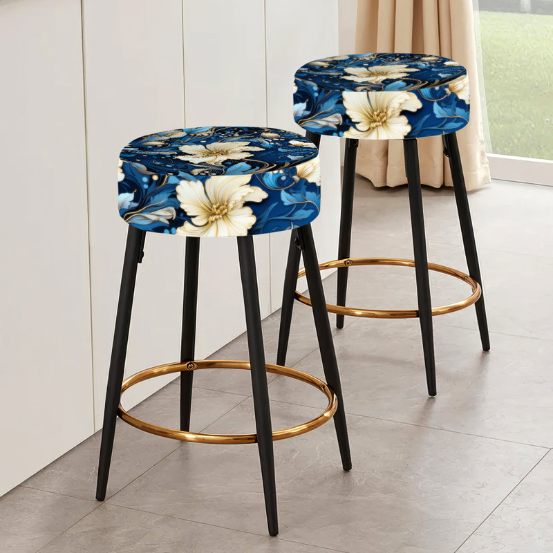 Ensemble de 2 tabourets de bar Cobalt