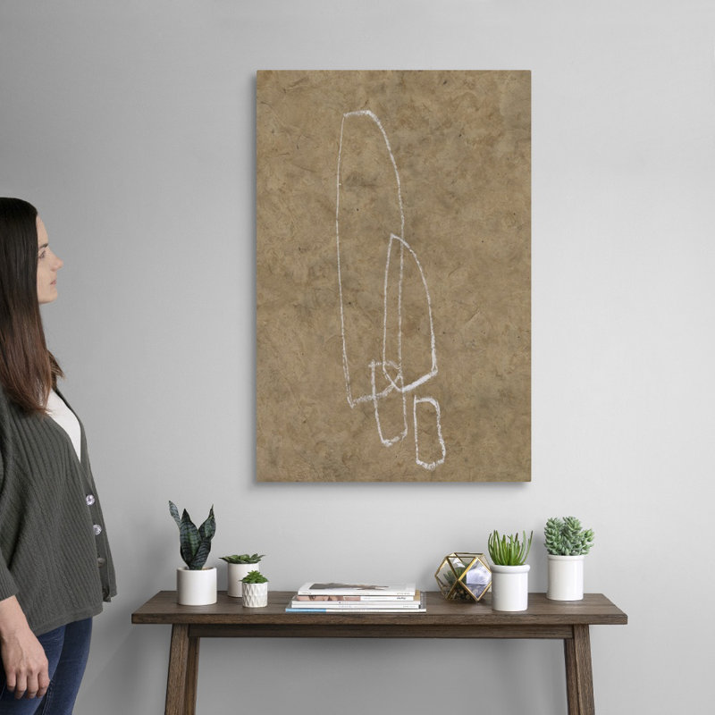 «The Runes III» par Jennifer Goldberger - reproduction d'art, Toile tendue, H 36 po x l 24 po x P 1,25 po