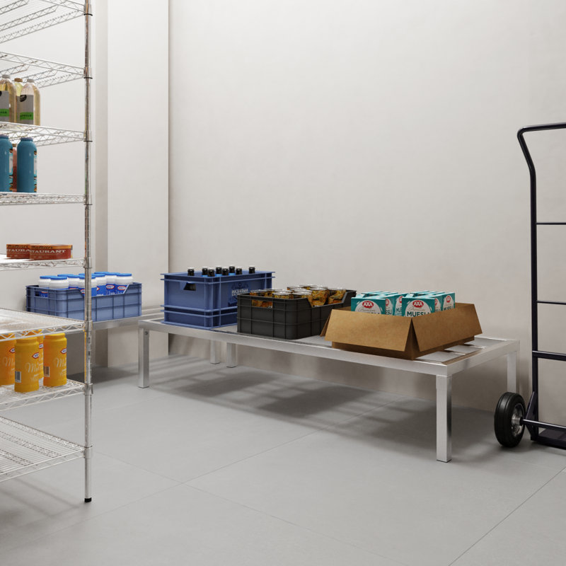 Support à baguettes en aluminium, 24 po x 60 po x 12 po