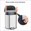 Steel Step On Kitchen Rubbish Bin