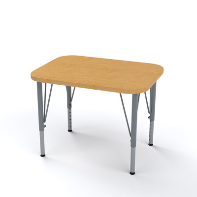 Manufactured Wood Adjustable Height Collaborative Desk