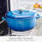Merten And Storck 7 Quarts Non-Stick Enameled Cast Iron Round Dutch Oven-75204758