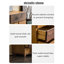55.12" Brown Standard Solid Wood Accent Chest