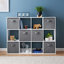Azriella 118cm H x 89cm W Cube Bookcase