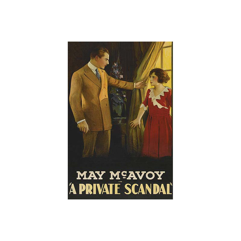 Un scandale privé-imprimé de publicités, H 36 po x l 24 po x P 1,5 po