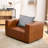 50” W Leather Accent Armchair-890282750
