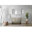 Ensemble de miroir de meuble-lavabo simple l 48 po x P 20 po Lancy-113288252