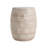Outdoor/Indoor Lightweight Concrete Side Table,Travertine Finish