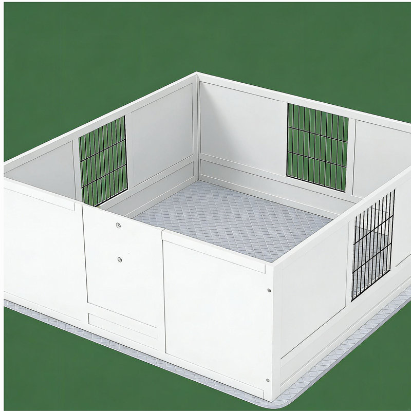 Pet Box,Dog Box with Washable Pee Pad