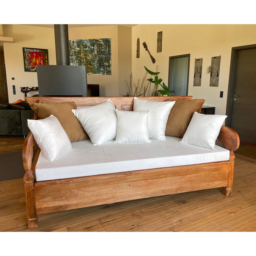 Glora Holzlager-Bank Daybed Loungebank Holzbank Sofa Mango Massivholz asiatisch balinesisch